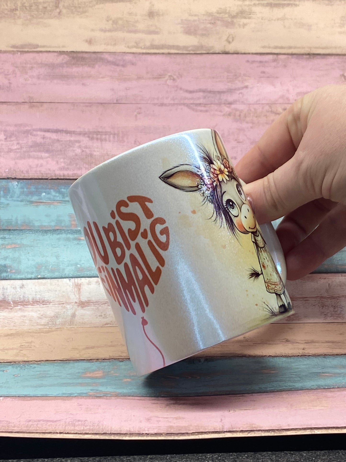 🫶 Keramiktasse „Du bist einmalig“