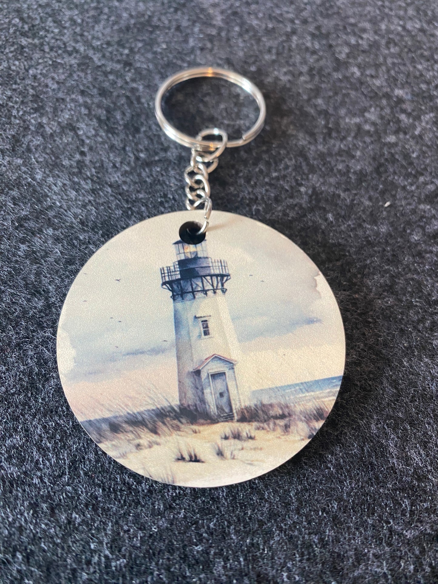 Schlüsselanhänger Möwe & Leuchtturm