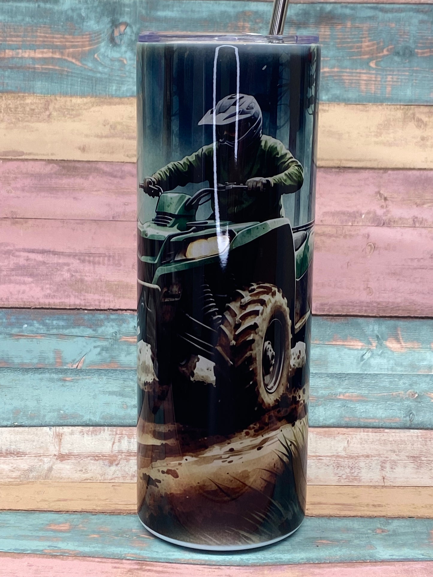 🏍️ Edelstahl Tumbler „ATV Adventure“ – Freiheit, Action & Natur