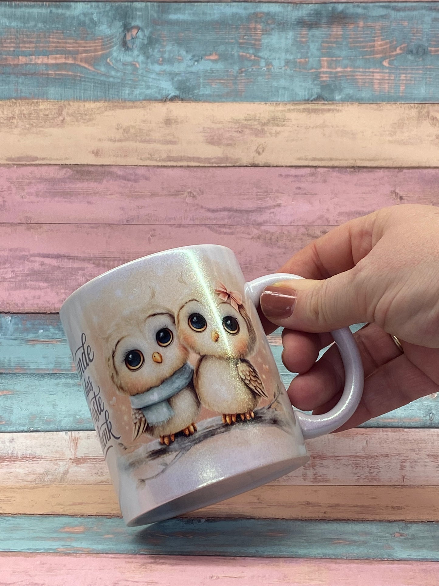 Tasse „Freunde sind das schönste Geschenk“ – liebevolle Freundschaftstasse