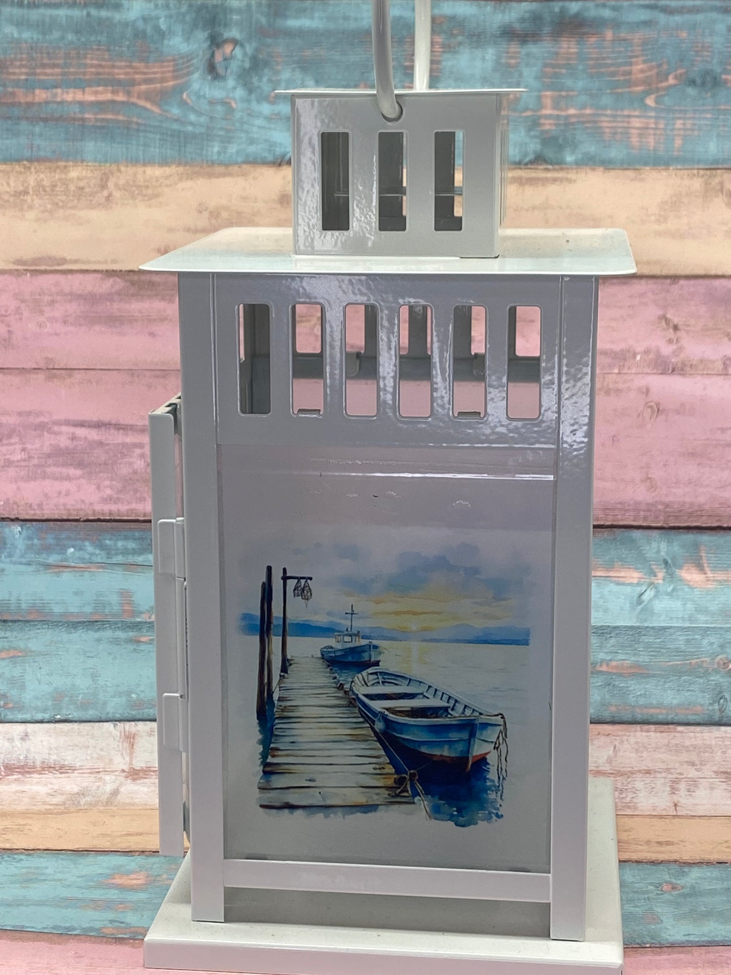 🕯️ Maritime Deko-Laterne „Lebe deinen Traum“