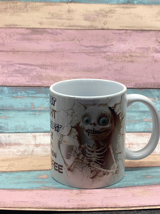 ☕ Lustige Kaffeetasse „Du bist nicht du selbst vor dem ersten Kaffee“