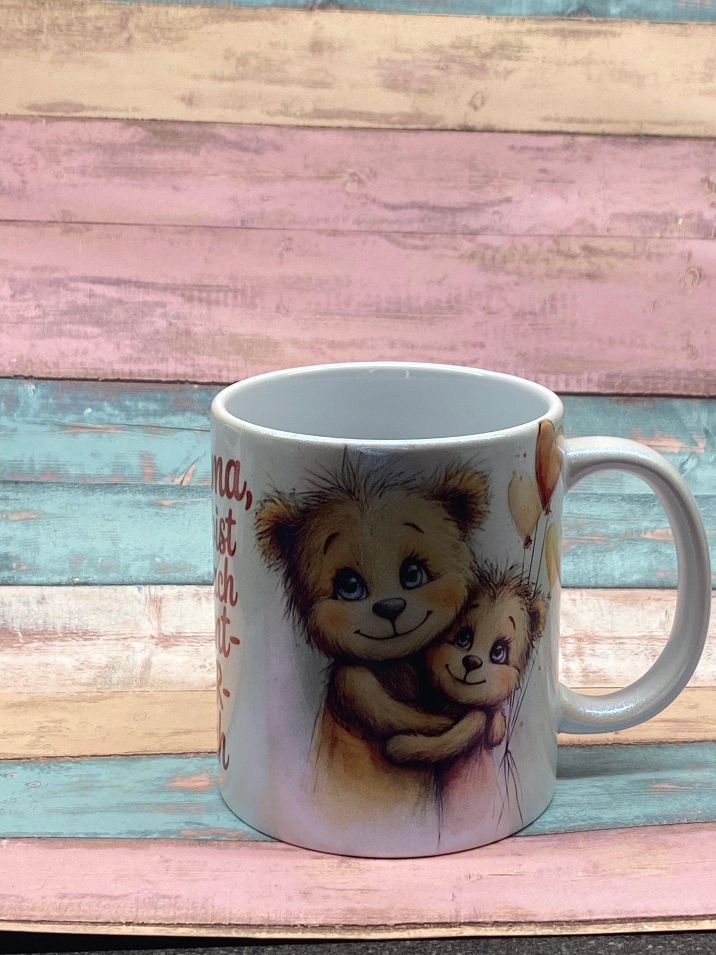 🧸 Keramiktasse „Mama, du bist einfach unent-bär-lich“