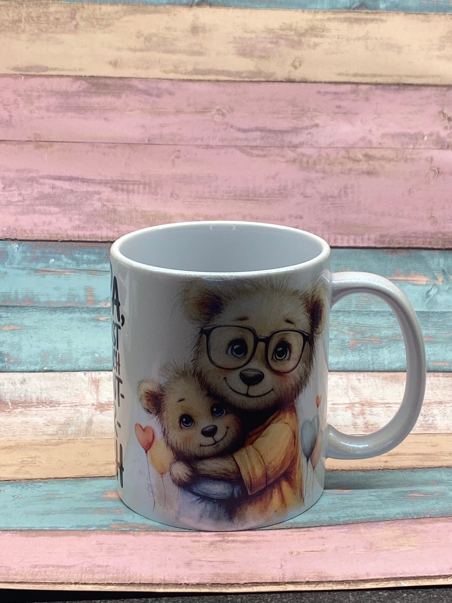 🧸 Keramiktasse „Papa, du bist einfach unent-bär-lich“