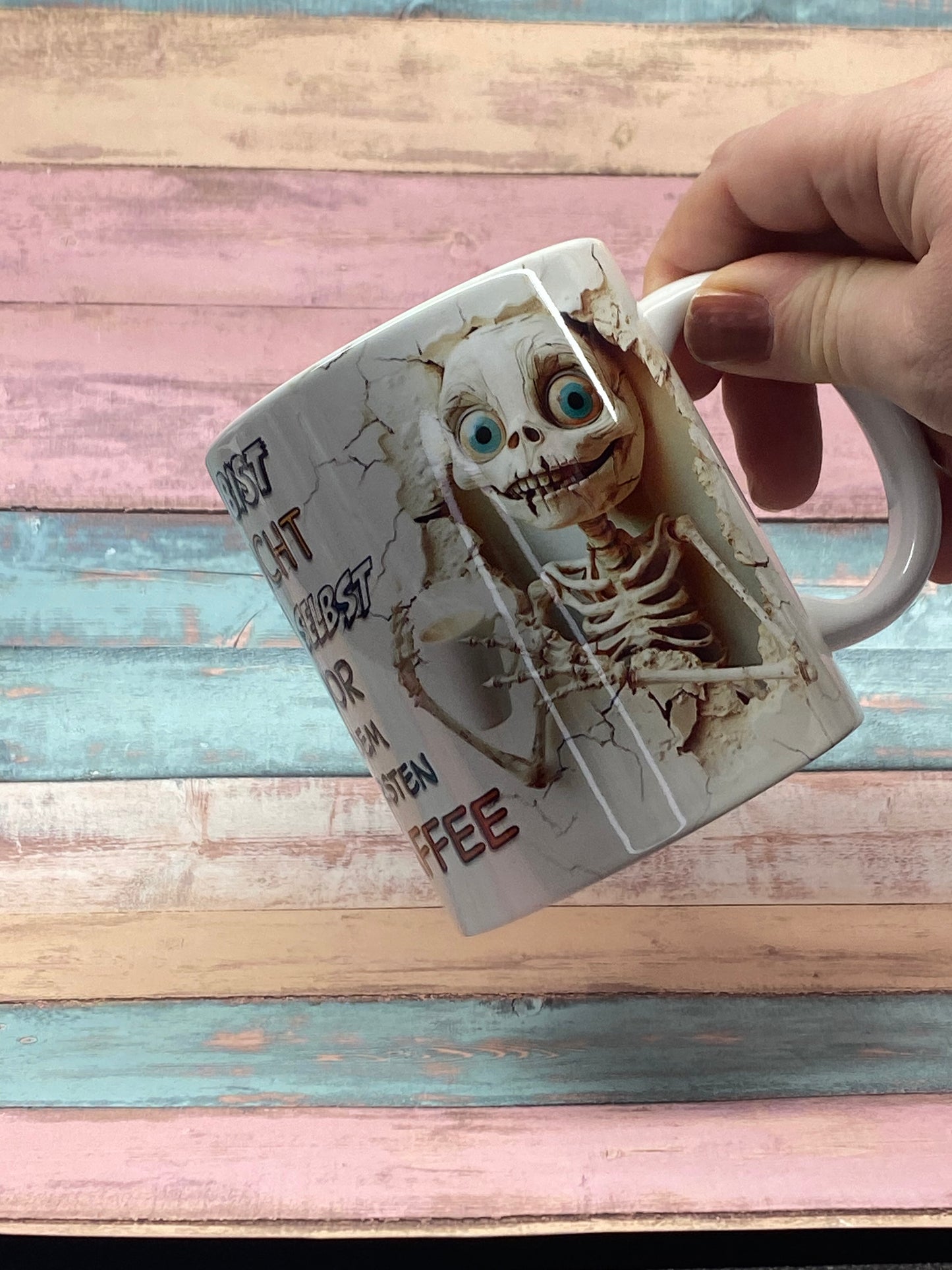 ☕ Lustige Kaffeetasse „Du bist nicht du selbst vor dem ersten Kaffee“