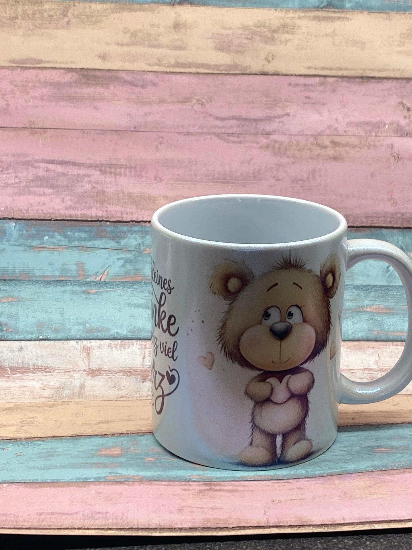 🧸 Keramiktasse „Ein kleines Danke mit ganz viel Herz“