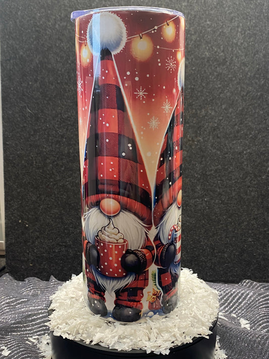 🎁 Thermobecher „Drei Wichtel mit Kakao“ – Weihnachtsfreunde