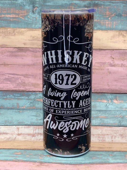 🥃 Produktbeschreibung – Edelstahl Tumbler „Whiskey Vintage“