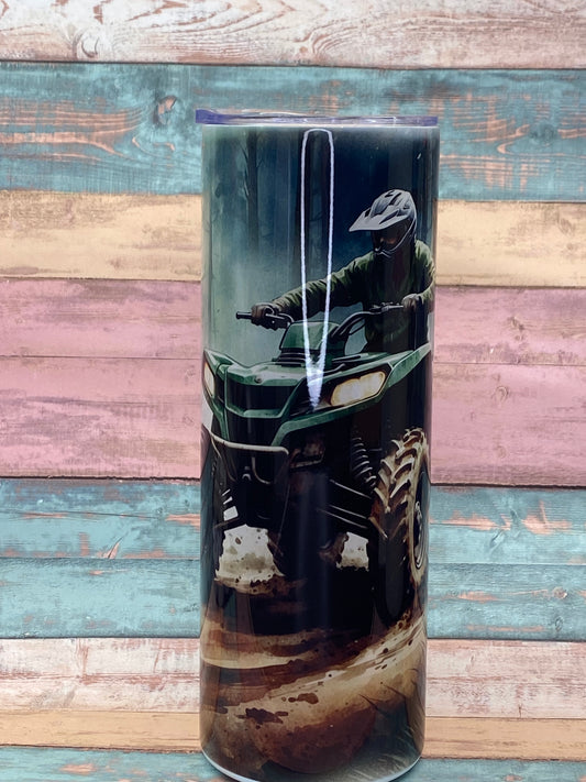 🏍️ Edelstahl Tumbler „ATV Adventure“ – Freiheit, Action & Natur