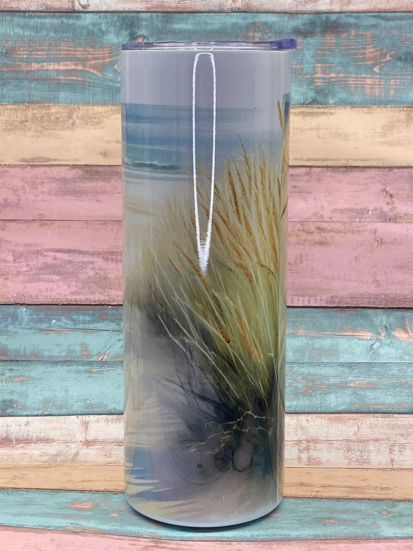 🌊 Edelstahl Tumbler „Dünenpfad am Meer“