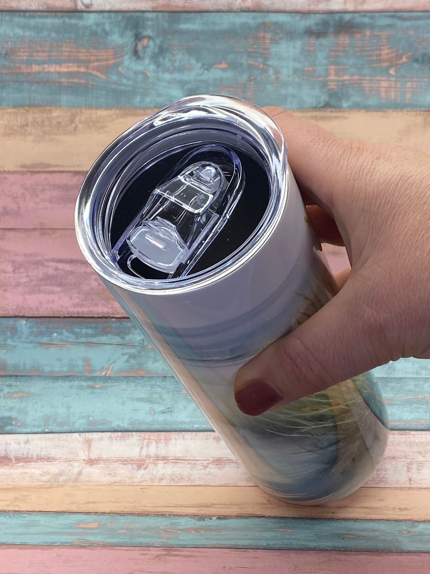 🌊 Edelstahl Tumbler „Dünenpfad am Meer“