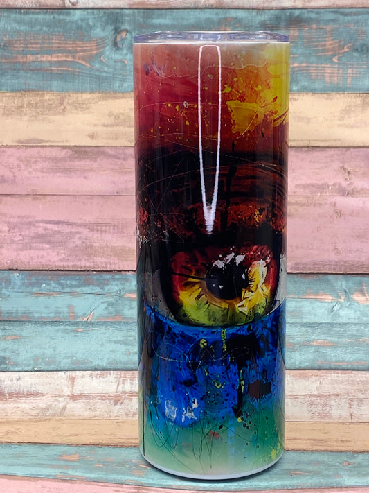 Edelstahltumbler „Color Eye“ – 20 oz (ca. 590 ml)