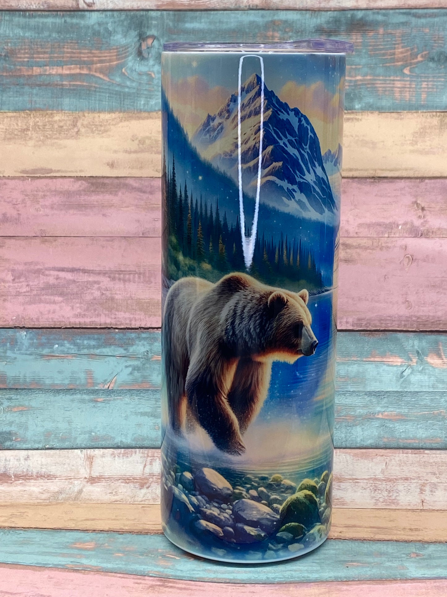 Edelstahltumbler „Nordic Wilderness“ – 20 oz (ca. 590 ml)