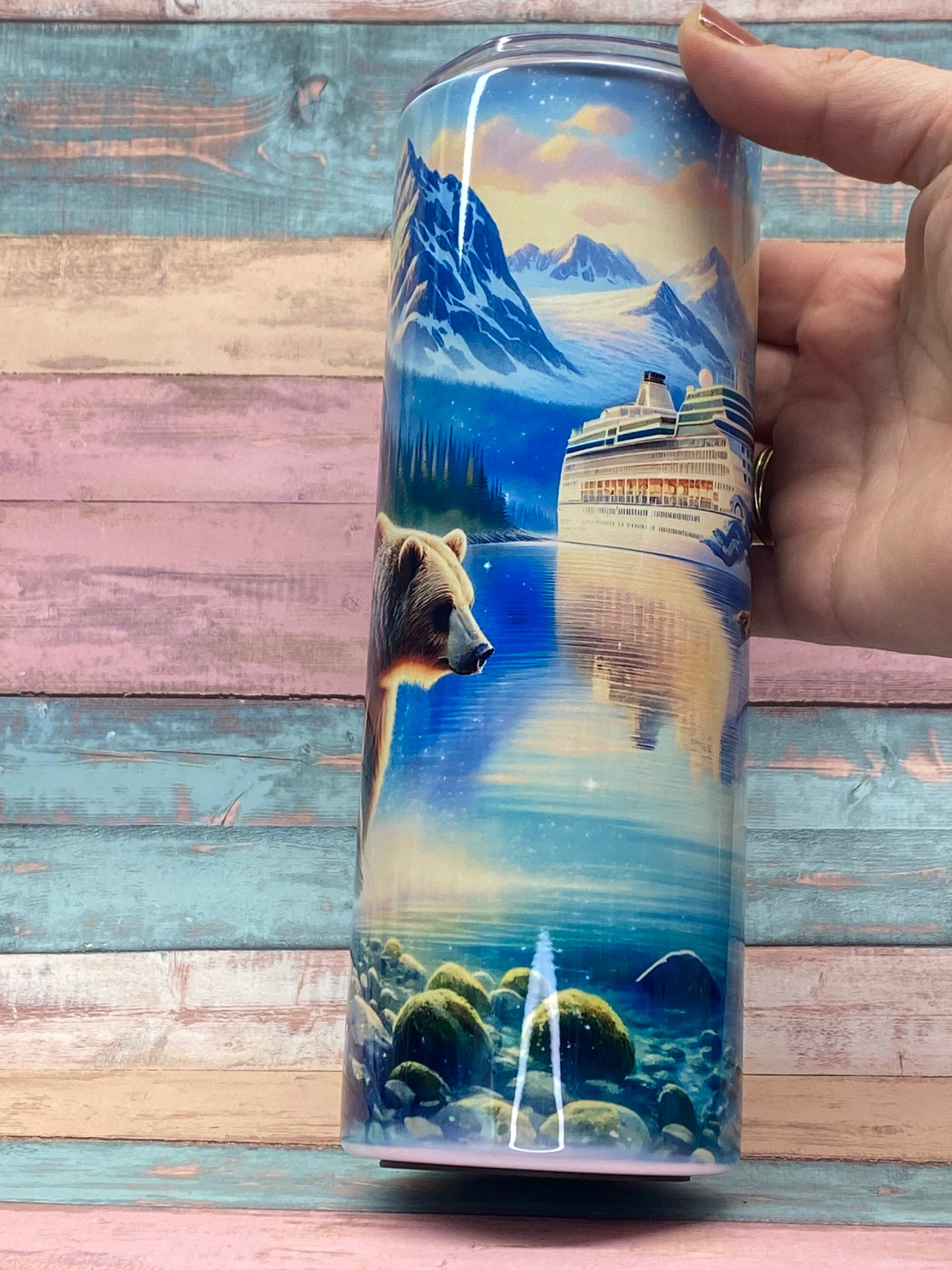 Edelstahltumbler „Nordic Wilderness“ – 20 oz (ca. 590 ml)