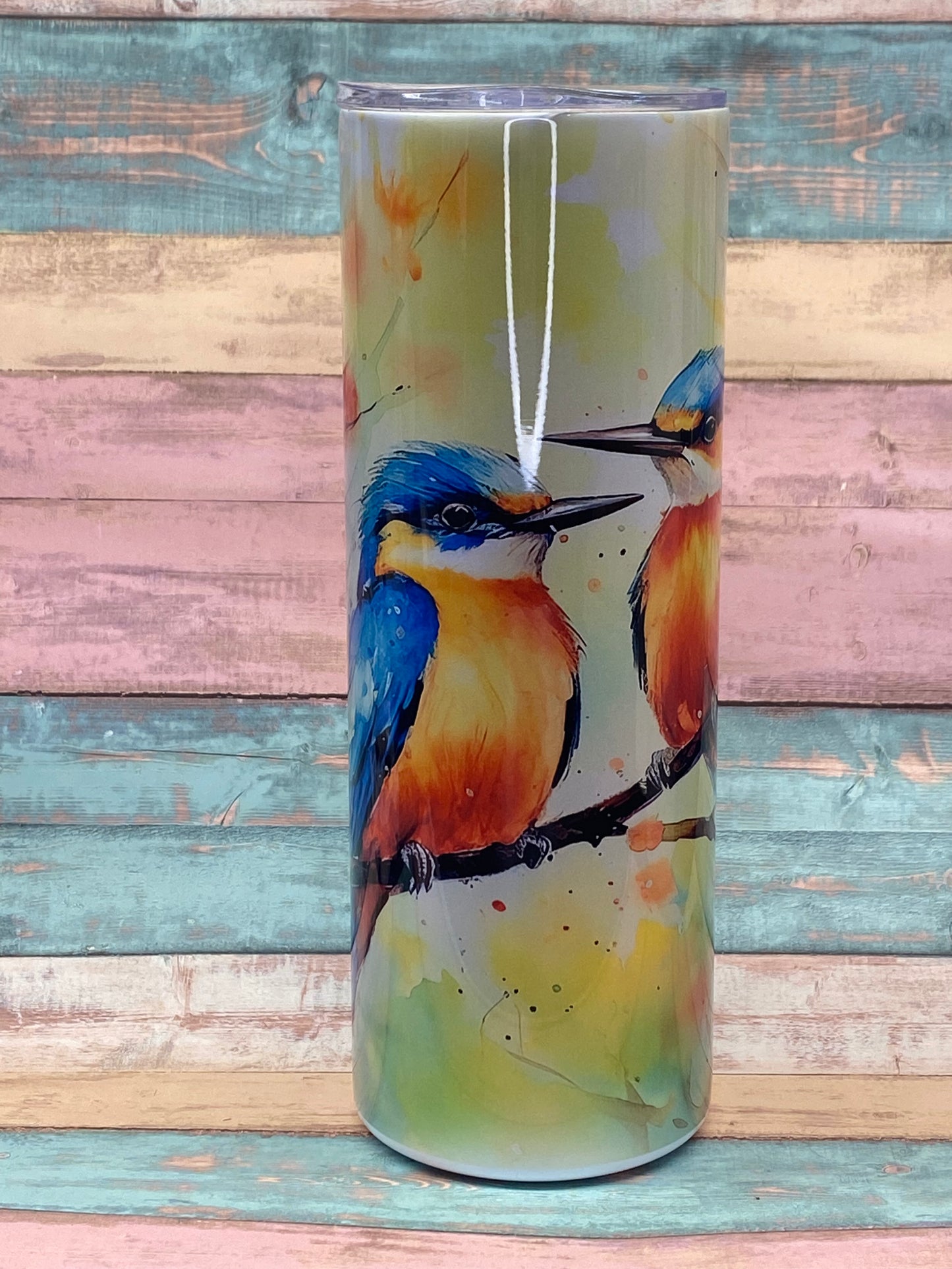 Edelstahltumbler „Eisvogel Duo“ – 20 oz (ca. 590 ml)