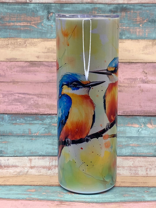 Edelstahltumbler „Eisvogel Duo“ – 20 oz (ca. 590 ml)