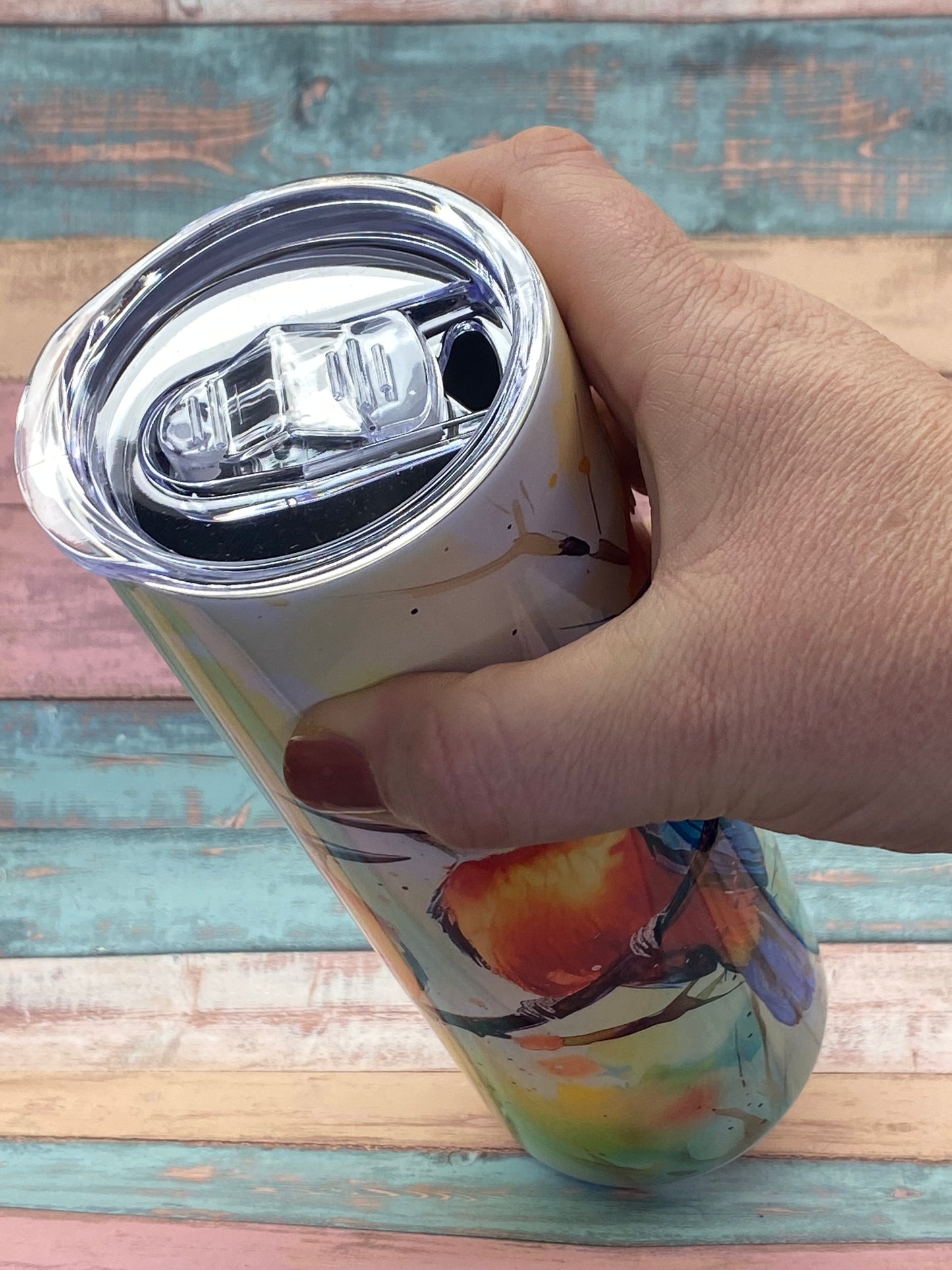 Edelstahltumbler „Eisvogel Duo“ – 20 oz (ca. 590 ml)