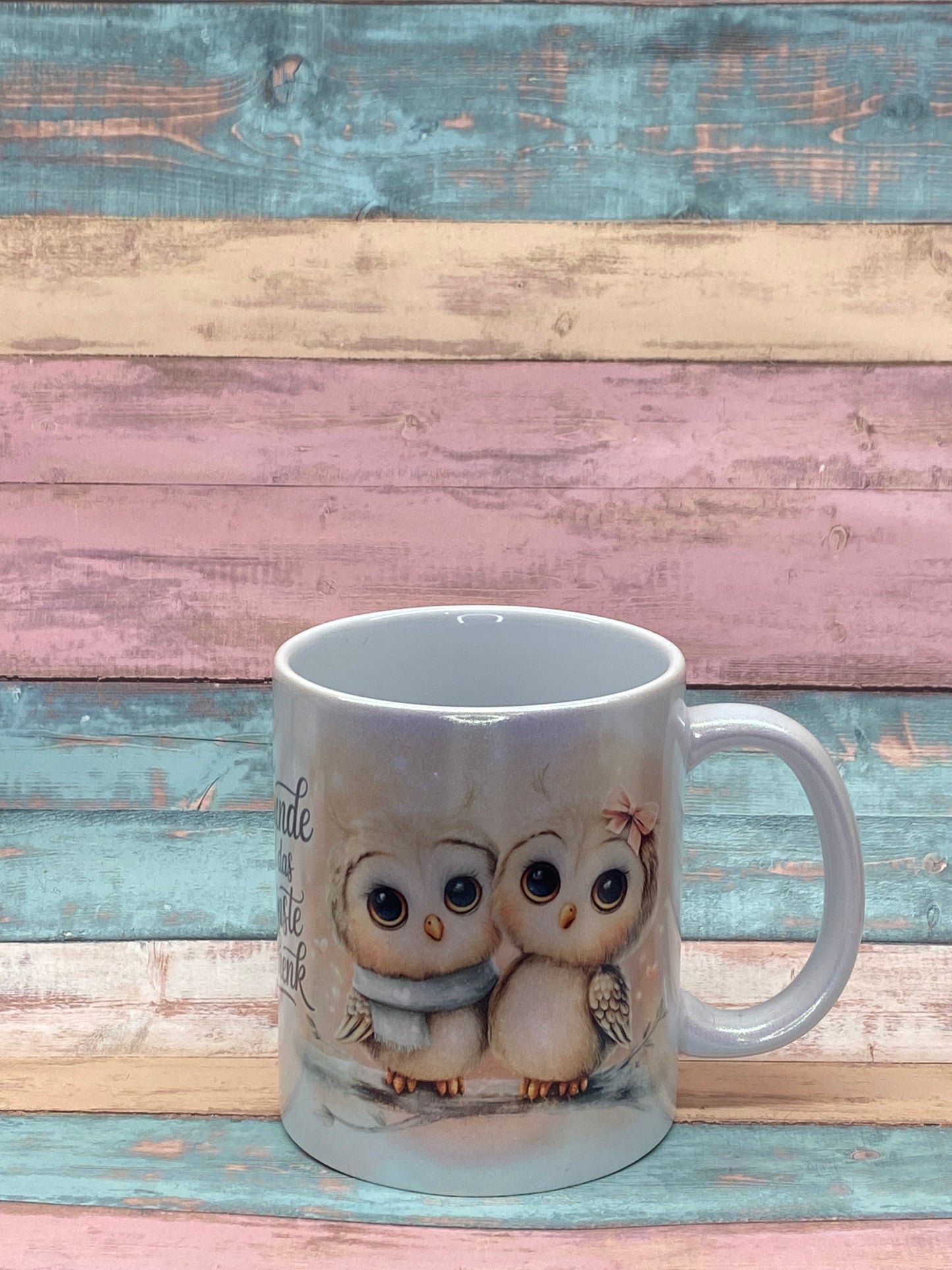 Tasse „Freunde sind das schönste Geschenk“ – liebevolle Freundschaftstasse