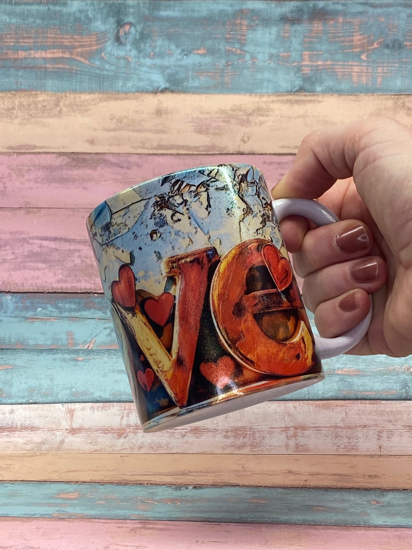 ❤️ Keramiktasse „LOVE“ – Liebe, die man fühlen kann