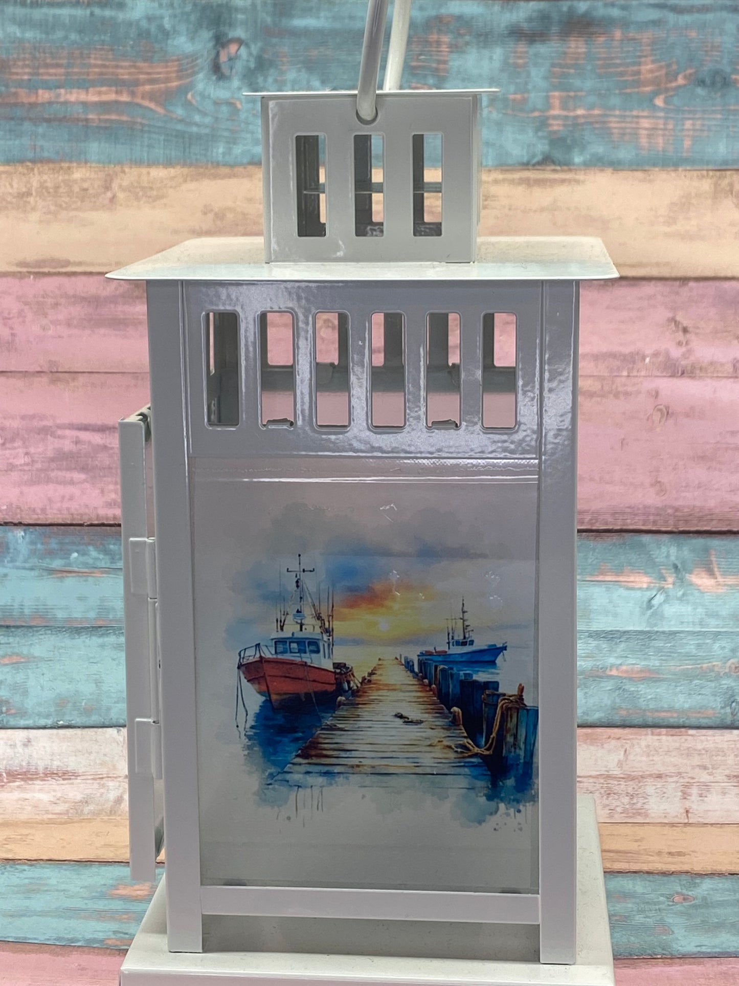 🕯️ Dekolaterne „Nimm dir Zeit für die Dinge, die dich glücklich machen“