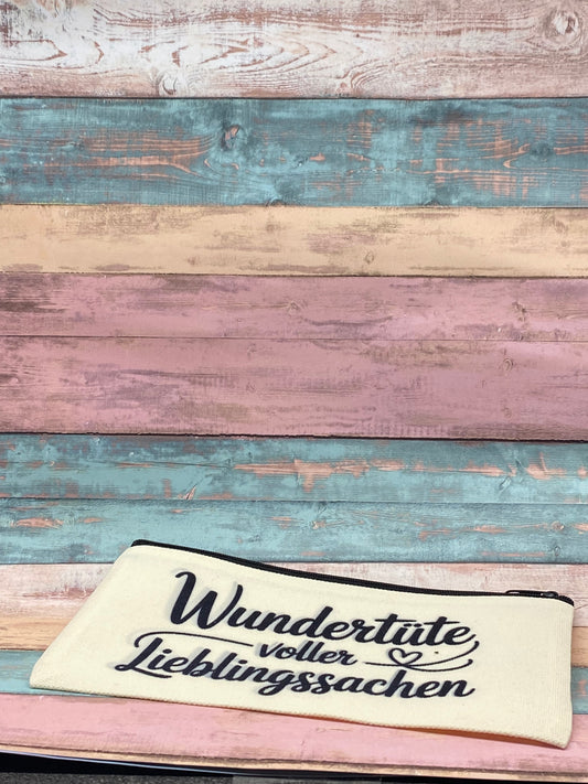 ✨ Kosmetiktasche „Wundertüte voller Lieblingssachen“ – maritimes Design