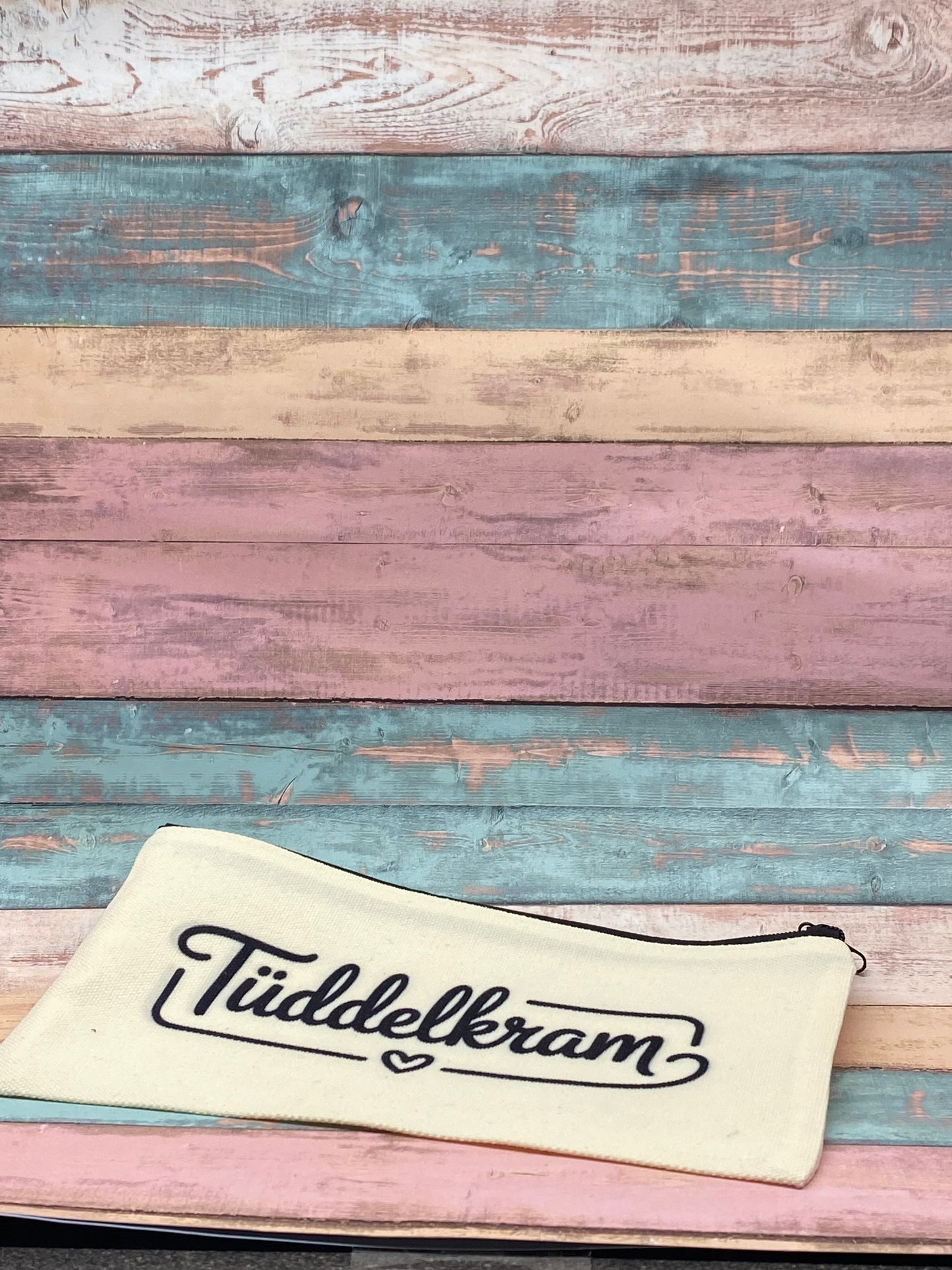 🧵 Stofftäschchen mit Reißverschluss – Maritimes Design